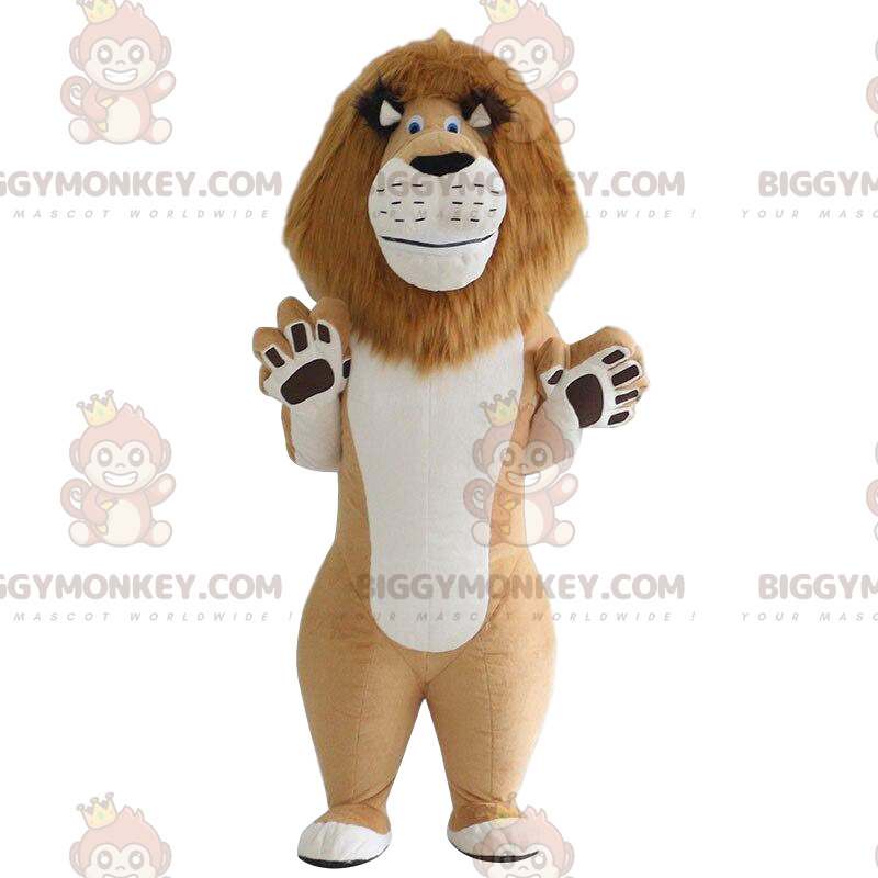 Costume of Alex, the famous lion in the cartoon Sizes L (175-180CM)