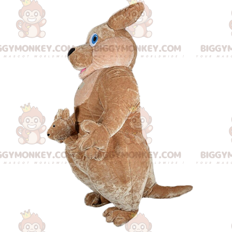 Disfraz de mascota de canguro inflable BIGGYMONKEY™, disfraz de Disfraz de mascota de canguro inflable BIGGYMONKEY™, disfraz de