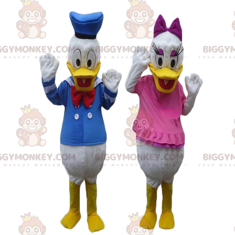 2 BIGGYMONKEY™-maskotti Donald ja Daisy, Disney-hahmo -