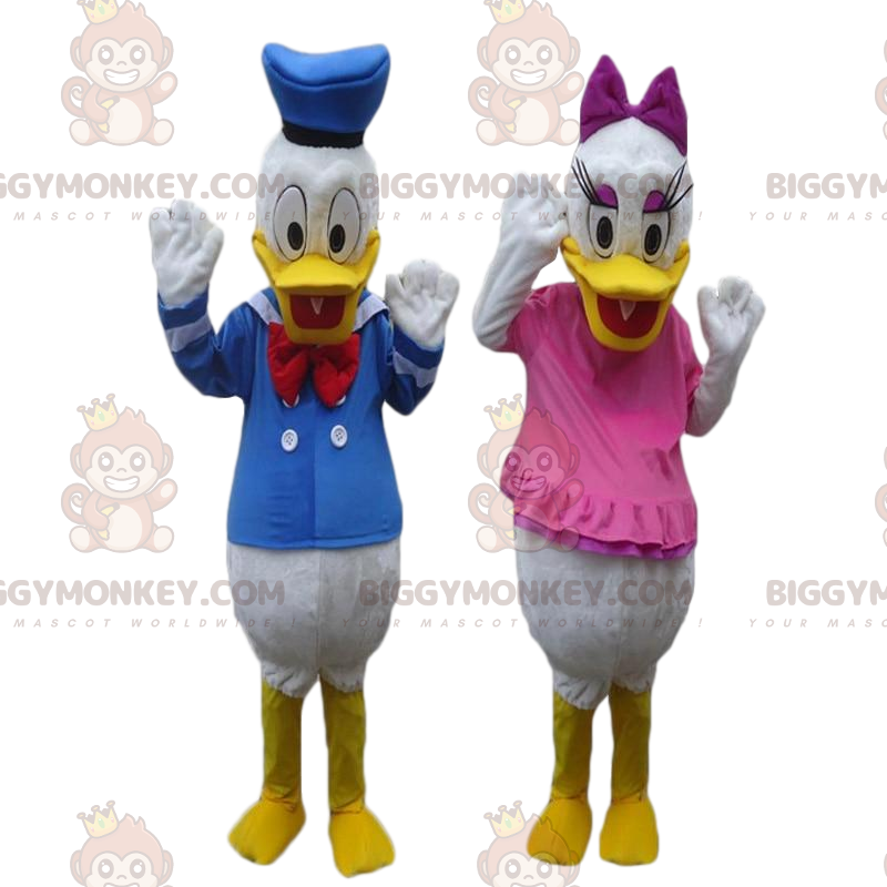 2 BIGGYMONKEY's mascotte van Donald en Daisy, Disney-personage