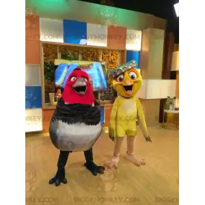 2 BIGGYMONKEY™s maskotter af de berømte Rio tegneseriefugle -