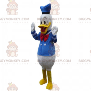 Verkleidung von Donald Duck, der berühmten Ente von Disney -
