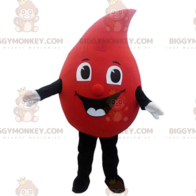  Costume da goccia di sangue gigante, costume da donazione di sangue - Mascotte non classificate - BiggyMonkey.com