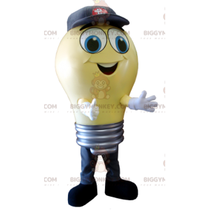 Giant Yellow Light Bulb BIGGYMONKEY™ Mascot Costume -