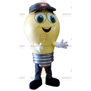 Giant Yellow Light Bulb BIGGYMONKEY™ Mascot Costume –