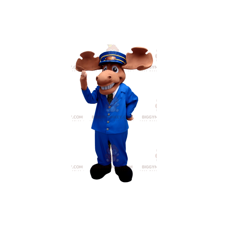 BIGGYMONKEY™ μασκότ στολή Caribou Moose με στολή Zookeeper - Μασκότ ελαφιών και ελαφιών - BIGGYMONKEY_01199 - BiggyMonkey.com