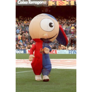 Traje de mascote de boneco de neve de um olho BIGGYMONKEY™ com