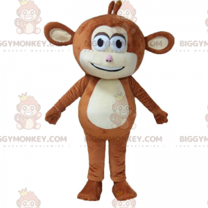 Braunes Affenkostüm mit großen Ohren - Biggymonkey.com