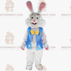 Kostým bílého králíka s modrým kabátkem – Biggymonkey.com