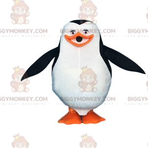 Förklädnad av den berömda tecknade pingvinen Madagaskar -