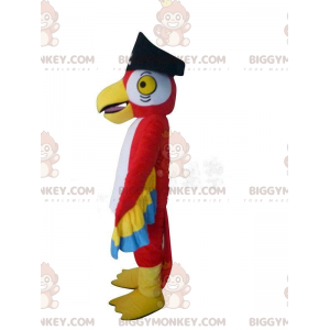 Red parrot costume, with a pirate hat – Biggymonkey.com
