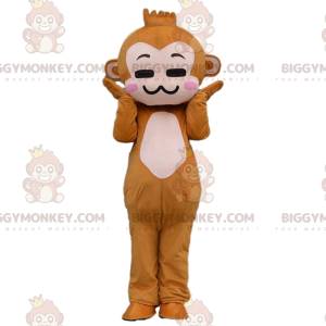 Cartoon Brown Monkey Kostüm - Biggymonkey.com