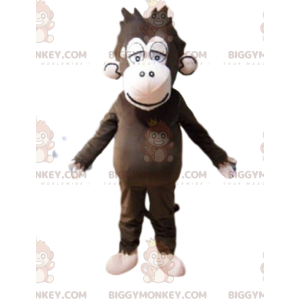 Brown ruffled looking monkey costume, monkey costume -