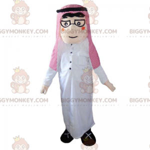 Costume da mascotte uomo orientale BIGGYMONKEY™, costume