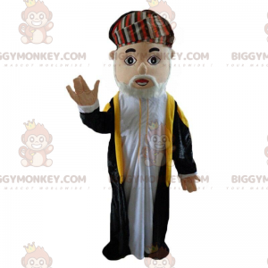 Costume of prince, traditional old man in muslim dress -