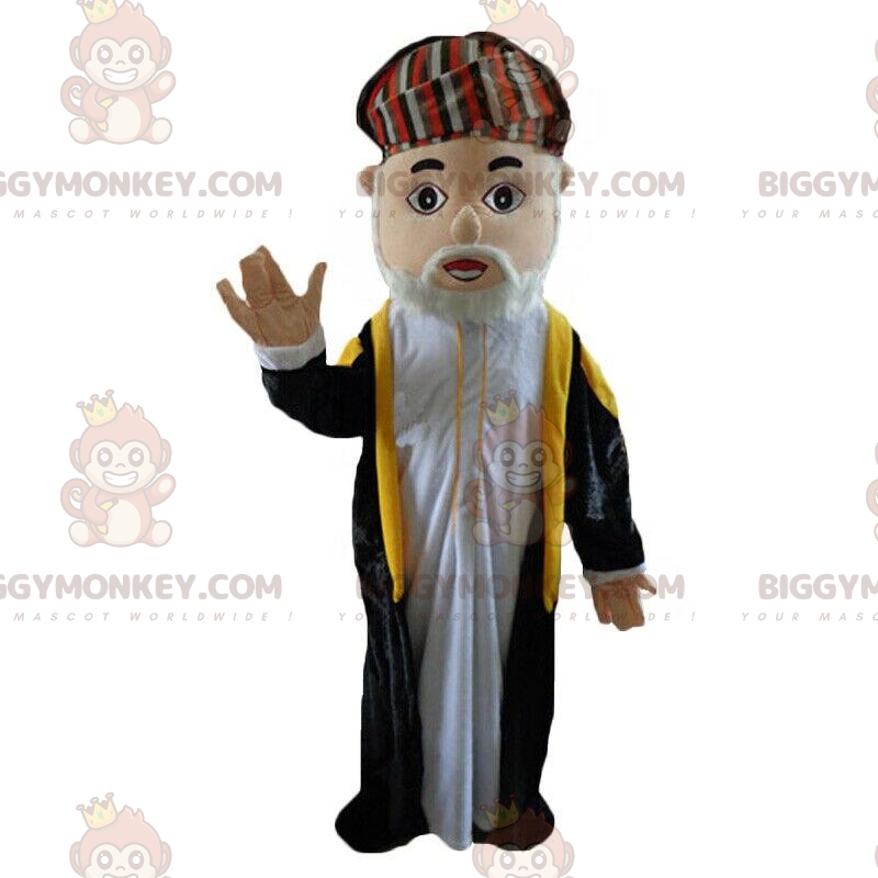 Costume of prince, traditional old man in muslim dress –
