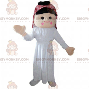 Costume de mascotte BIGGYMONKEY™ de femme orientale, costume de