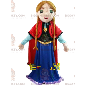 Costume da mascotte della principessa Anna BIGGYMONKEY™ di