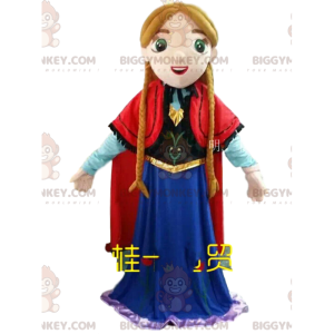 Princess Anna BIGGYMONKEY™ Mascot Costume from "Frozen" -