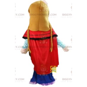 Traje de mascote da princesa Anna BIGGYMONKEY™ de "Frozen" –