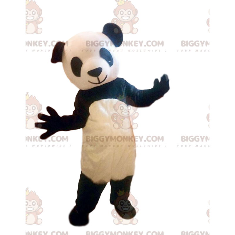 Costume da panda bianco e nero, costume da mascotte da orso Costume da panda bianco e nero, costume da mascotte da orso