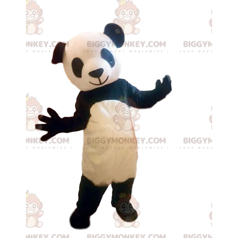 Sort og hvid panda kostume, asiatisk bjørn BIGGYMONKEY™ maskot Sort og hvid panda kostume, asiatisk bjørn BIGGYMONKEY™ maskot