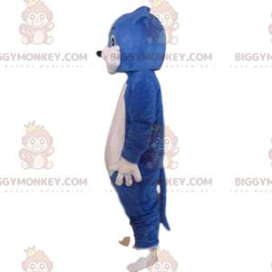 Blue and white cat costume, plush cat costume – Biggymonkey.com