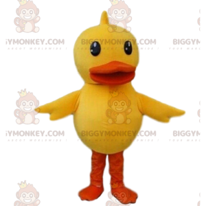 Déguisement de canard jaune et orange, costume d'oiseau géant -