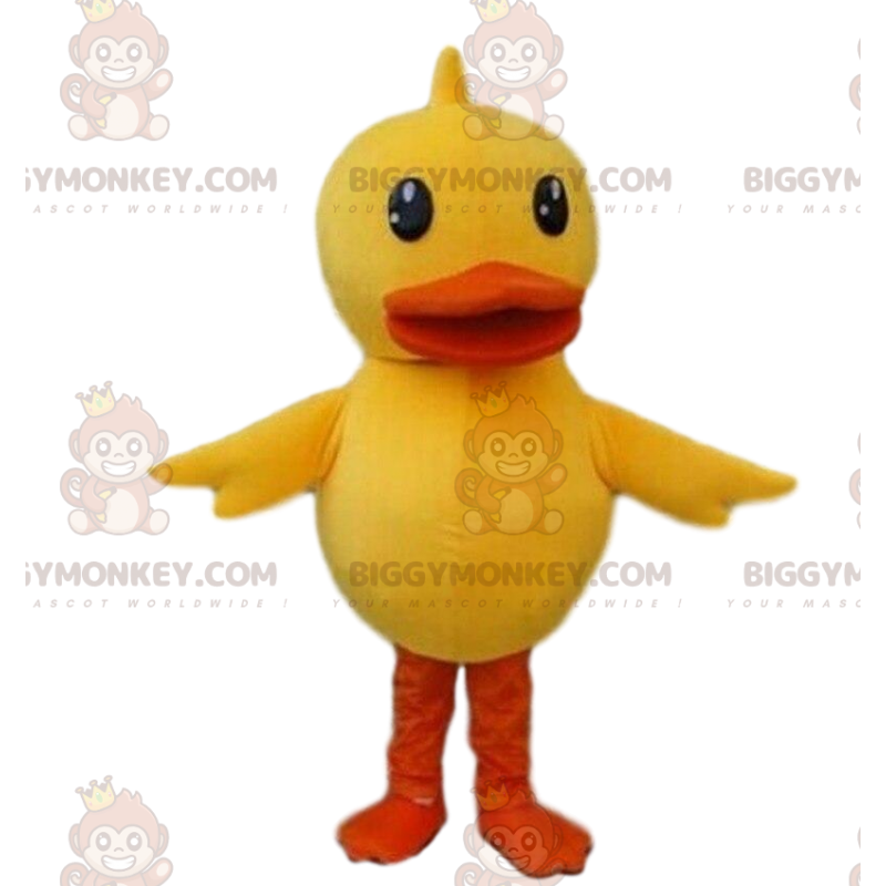 Gelbes und orangefarbenes Entenkostüm, Riesenvogelkostüm - Gelbes und orangefarbenes Entenkostüm, Riesenvogelkostüm -