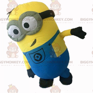 Despicable Me Yellow Minions Oppblåsbar BIGGYMONKEY™ maskotdrakt - Maskotter kjente mennesker - BiggyMonkey.com