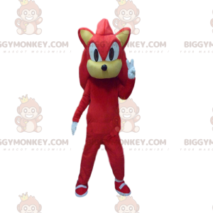 BIGGYMONKEY™ costume mascotte di Knuckles, personaggio famoso