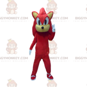 BIGGYMONKEY™ mascot costume of Knuckles, famous character in