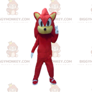 Στολή μασκότ BIGGYMONKEY™ των Knuckles, διάσημος χαρακτήρας στο Sonic - Μασκότ διάσημων χαρακτήρων - BiggyMonkey.com