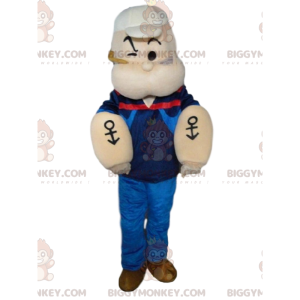 BIGGYMONKEY™ maskottiasu Popeyelle, kuuluisalle pinaattia