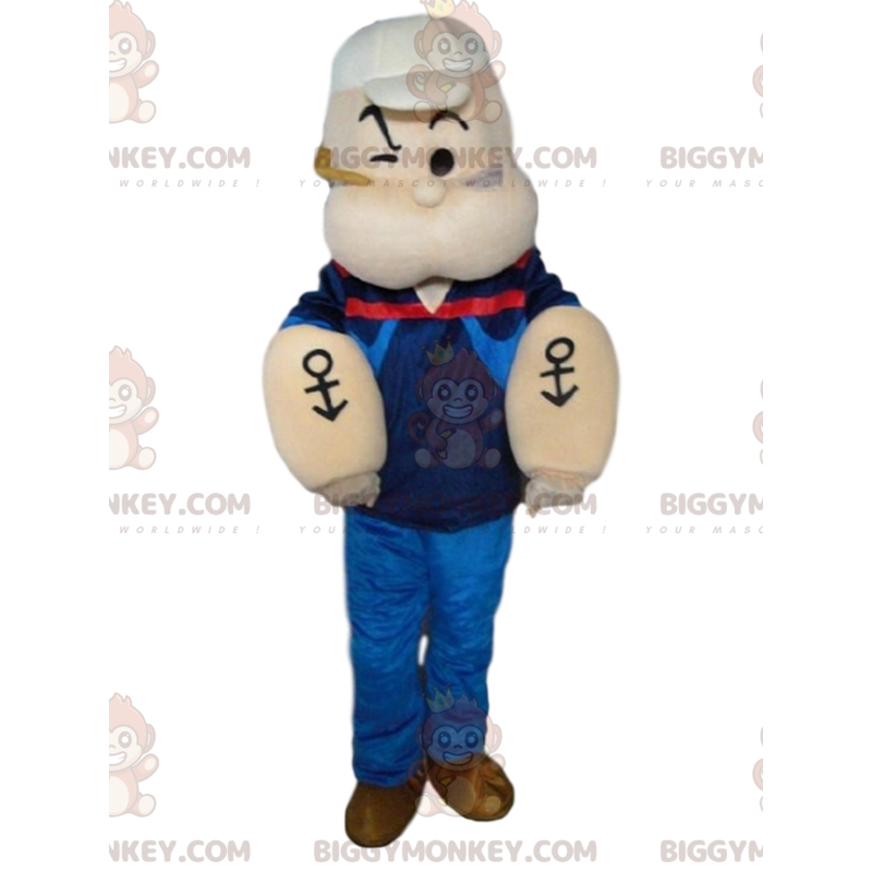 BIGGYMONKEY™ mascot costume of Popeye, the famous