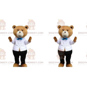 BIGGYMONKEY™ costume da mascotte di Ted, il famoso orsacchiotto