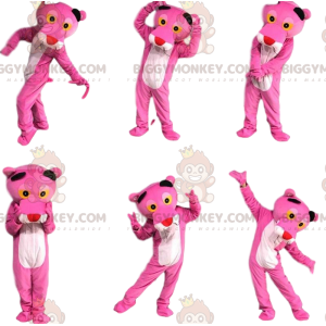 Famous Cartoon Character BIGGYMONKEY™ Pink Panther Mascot