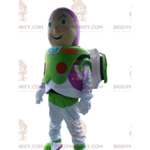 BIGGYMONKEY™ mascot costume of Buzz Lightyear, famous character