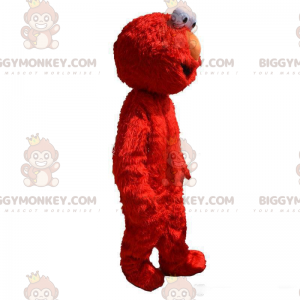 BIGGYMONKEY™ Elmo-mascottekostuum, het beroemde rode monster
