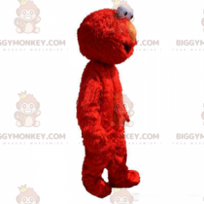 BIGGYMONKEY™ Elmo-mascottekostuum, het beroemde rode monster