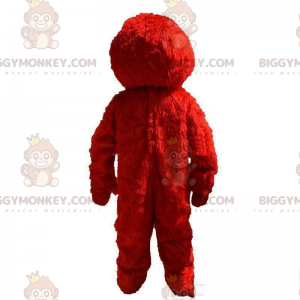 BIGGYMONKEY™ Elmo-mascottekostuum, het beroemde rode monster