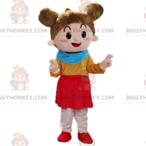Kostüm von Dorothy Gale, berühmtes Mädchen in "Der Zauberer von Oz" - Maskottchen berühmte Leute - BiggyMonkey.com