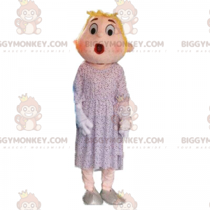 Costume de mascotte BIGGYMONKEY™ de Glinda, la sorcière du sud