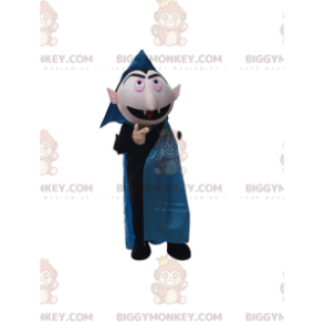BIGGYMONKEY™ mascot costume of Count von Count, famous Muppet