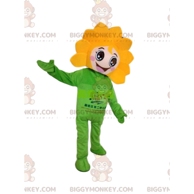 Costume da fiore giallo, costume da girasole gigante -