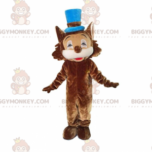 Bruin leeuwenkostuum met hoge hoed - Biggymonkey.com