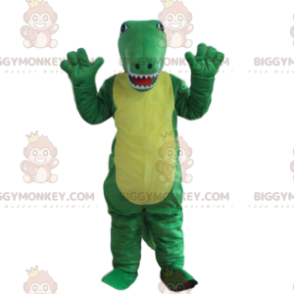 Vihreä ja keltainen krokotiiliasu, alligaattori BIGGYMONKEY™