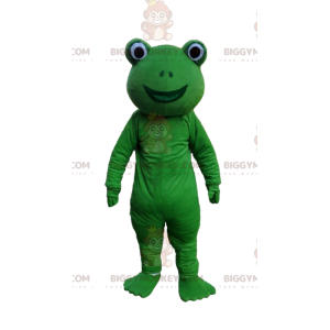 Zelený a usměvavý převlek žáby, kostým ropuchy – Biggymonkey.com