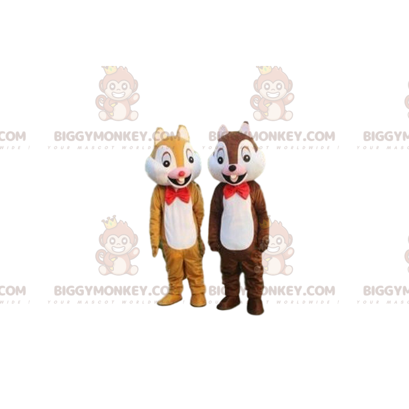 Tic and Tac costumes, famous cartoon squirrels - Biggymonkey.com