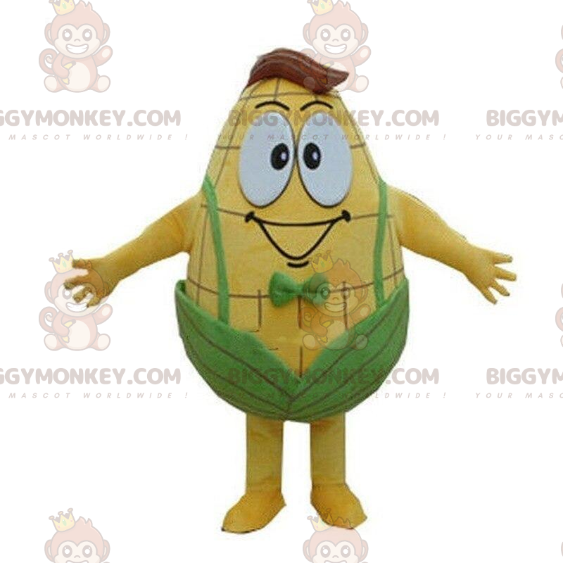 Giant Smiling Corn Cob BIGGYMONKEY™ Mascot Costume, Corn